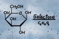 Structural model of Galactose