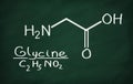 Structural model of Glycine