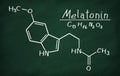 Structural model of Melatonin