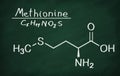 Structural model of Methionine Royalty Free Stock Photo