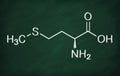 Structural model of Methionine Royalty Free Stock Photo