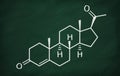 Structural model of Progesterone