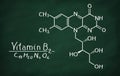 Structural model of Vitamin B2 Riboflavin