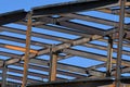 Structural Steel Construction For New Building.