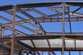 Structural Steel Construction For New Building.