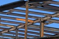 Structural Steel Construction For New Building.