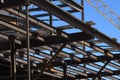 Structural Steel Construction For New Building.