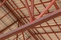 Structural steel roof Royalty Free Stock Photo