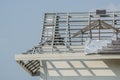 Structural steel roof using steel frames Royalty Free Stock Photo
