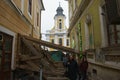 Structural support on a building - Cluj-Napoca - Romania