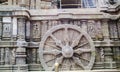 Structure in ancient Konark Temple Royalty Free Stock Photo
