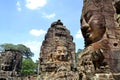 Structure Angkorwat temple history in siemreap  bayon cambodia Royalty Free Stock Photo