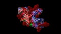 Structure of antibiotic vancomycin