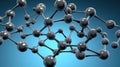 structure carbon atom Royalty Free Stock Photo