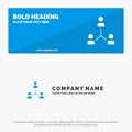 Structure, Company, Cooperation, Group, Hierarchy, People, Team SOlid Icon Website Banner and Business Logo Template