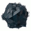 Structure 3d render computer graphics CG. Crystal illustration. One from the set. More in my portfolio.