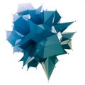 Structure 3d render computer graphics CG. Crystal illustration. One from the set. More in my portfolio.