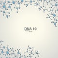Structure of DNA eps10 Royalty Free Stock Photo