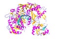 Structure of human argonaute-1 complexed with let-7 miRNA