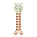 The structure of the human trachea. The hyoid bone.