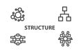 Structure icon from Business Bicolor Set.