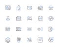 Structure icons outline icons collection. Icons, Structure, Symbols, Shapes, Pictures, Images, Signs vector and