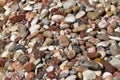 Structure of many pebble beaches in Peloponnese Royalty Free Stock Photo