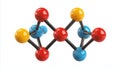 Structure Of Molecules Royalty Free Stock Photo