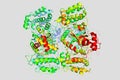 The structure of the protein molecule, tumor marker glioblastoma