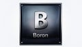 Periodic Table of the Elements - Boron Royalty Free Stock Photo