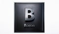 Periodic Table of the Elements - Boron Royalty Free Stock Photo