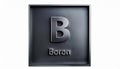 Periodic Table of the Elements - Boron Royalty Free Stock Photo