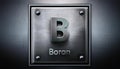 Periodic Table of the Elements - Boron Royalty Free Stock Photo