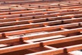 Structure Steel in Construction Site Royalty Free Stock Photo