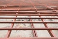 Structure Steel in Construction Site Royalty Free Stock Photo