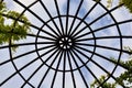 Structure of a steel dome