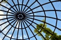 Structure of a steel dome Royalty Free Stock Photo