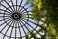 Structure of a steel dome Royalty Free Stock Photo