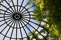 Structure of a steel dome