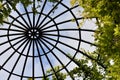 Structure of a steel dome Royalty Free Stock Photo