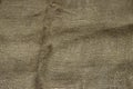 The structure of the threads of a natural burlap fabric Royalty Free Stock Photo