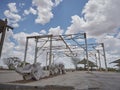 structure used for culling Elephants in Etosha Namibia