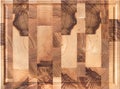 structure of wood composed of several layers. Natural wall background Royalty Free Stock Photo