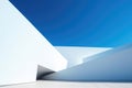 Structured Abstraction: Architectural Elements. Generative AI. Royalty Free Stock Photo