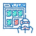 structured data seo icon doodle illustration