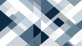 Geometric background design featuring navy blue, gray, and white tones symbolizing stability and governance in a
