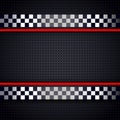 Structured metallic perforated for race sheet background