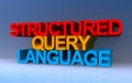 structured query language on blue