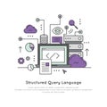 Structured Query Language SQL Royalty Free Stock Photo