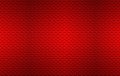 Structured red perforated metal texture, aluminium grating, abstract metallic background